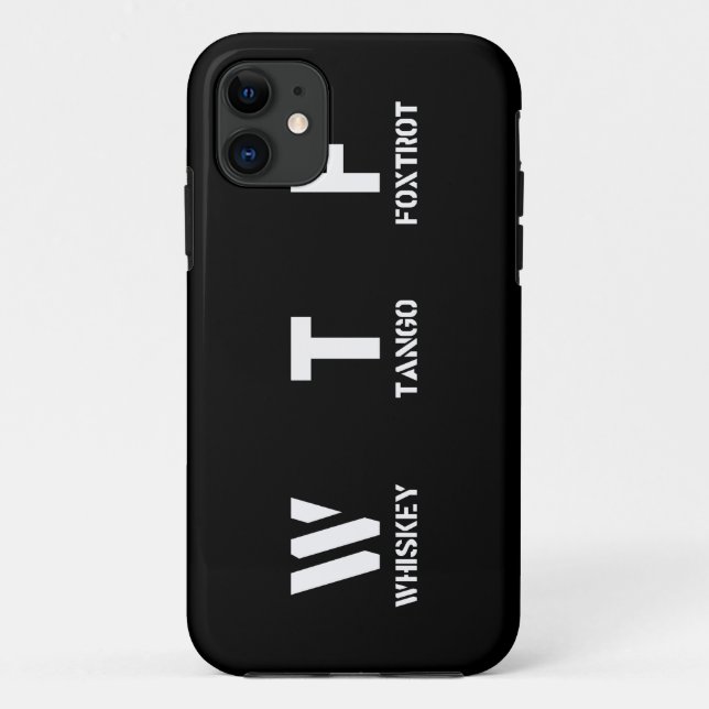 FUNDA DE Case-Mate PARA iPhone WTF (Reverso)