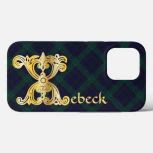 Funda Para iPhone 13 Pro X Capital Decorativo Botánico Medieval