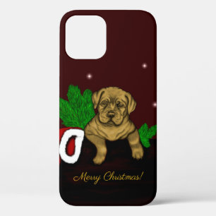 Funda Para iPhone 12 Pro XMas Puppy
