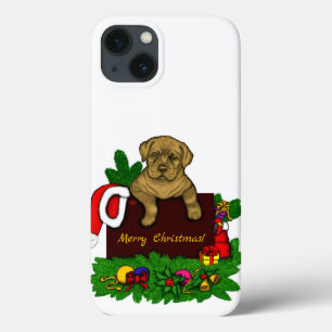 Funda Para iPhone 13 XMas Puppy