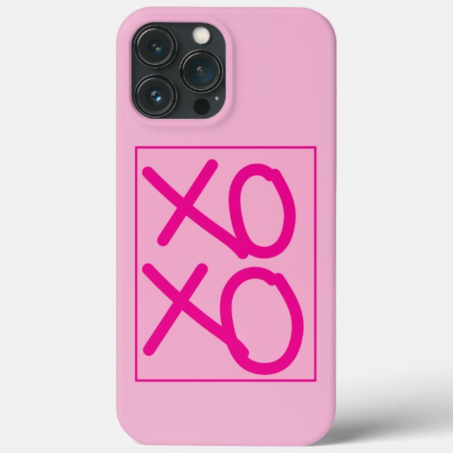 Funda De Case-Mate Para iPhone XOXO Iphone Case Pink Cool Y2k Preppy  (Reverso )