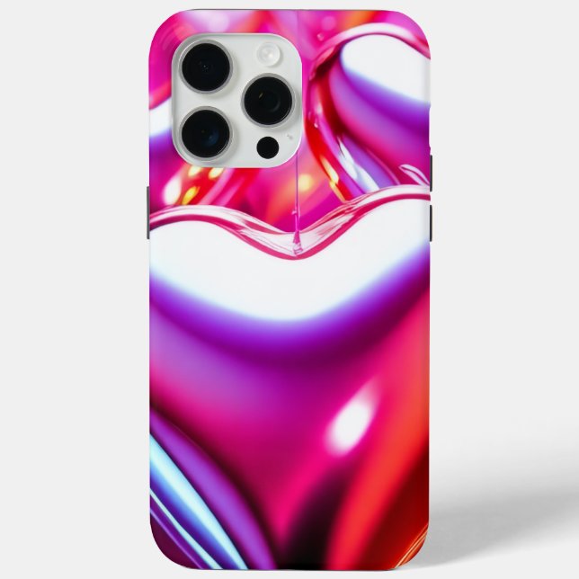 Funda De Case-Mate Para iPhone Y2K Hearts Phone Case (Reverso )