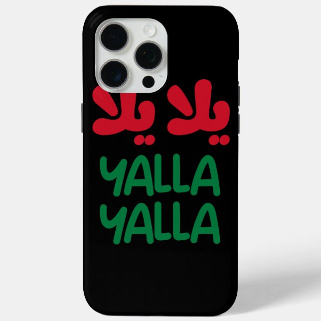 Funda De Case-Mate Para iPhone Yalla yalla (Reverso )