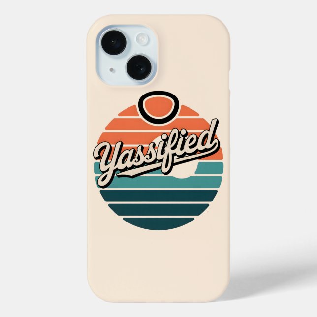 Funda De Case-Mate Para iPhone Yassified Retro Sunset (Reverso )