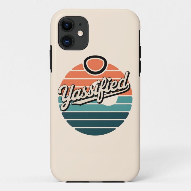 Funda De Case-Mate Para iPhone Yassified Retro Sunset (Reverso)