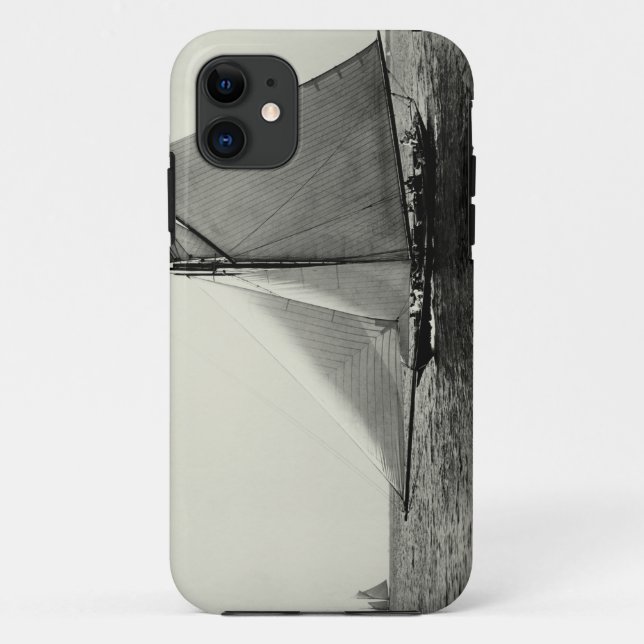 Funda De Case-Mate Para iPhone Yate americano en el mar en 1891 (Reverso)