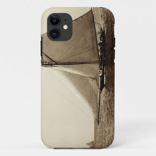 Funda Para iPhone 11 Yate americano en el mar en 1891