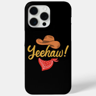 Funda Para iPhone 15 Pro Max Yeehaw Cowboy Cowgirl Rodeo de campo occidental