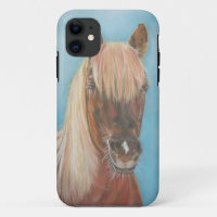 yegua de castaño con jugo de caballo rubio