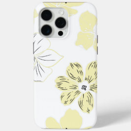 Funda Para iPhone 15 Pro Max Yellow Flower Phone Case