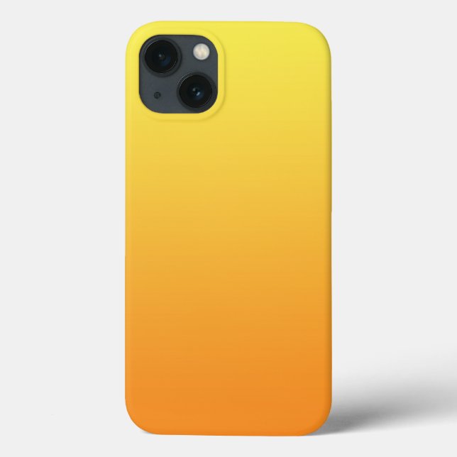 Funda De Case-Mate Para iPhone Yellow & Orange Ombre (Reverso)
