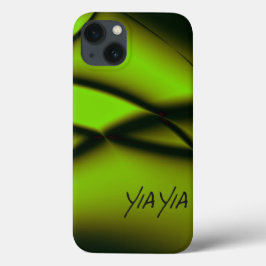 Funda Para iPhone 13 Yia Yia Design Green