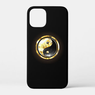title_seo2 Yin Yang dorado en negro