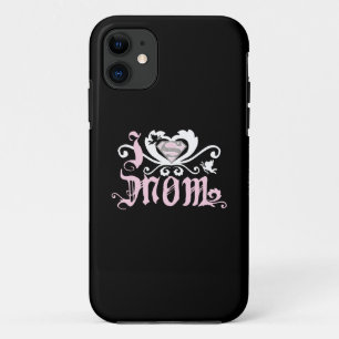 Funda Para iPhone 11 Yo corazón a mamá rosa