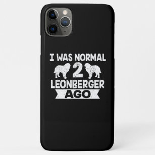 Funda Para iPhone 11 Pro Max Yo Era Normal A Leonberger Hace Lover Perro