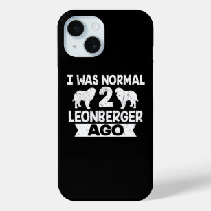 Funda Para iPhone 15 Yo Era Normal A Leonberger Hace Lover Perro