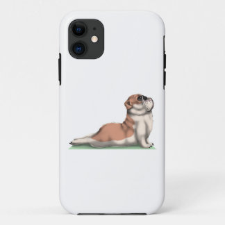 Funda Para iPhone 11 Yoga de perro de Bulldog inglés