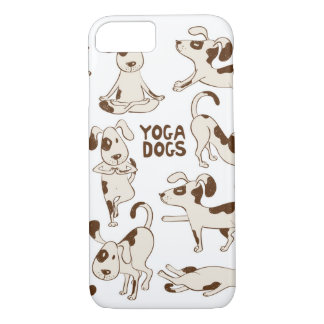 Funda Para iPhone 8/7 yoga del perro del caso de iPhone/iPad