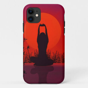Funda Para iPhone 11 Yoga, meditación, moda, fitness