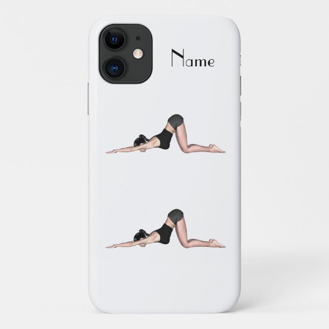 Funda De Case-Mate Para iPhone Yoga Poses Thunder_Cove (Reverso)