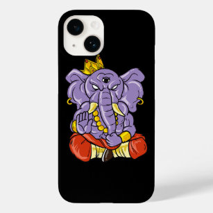 Funda Para iPhone 14 De Case-Mate Yoga y meditación ganesh elefante con tres ojos