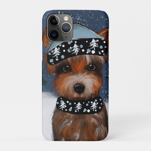 Funda De Case-Mate Para iPhone Yorkie (Reverso)
