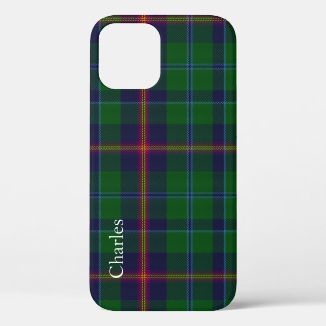 Funda De Case-Mate Para iPhone Young Classic Tartan Plaid (Reverso )