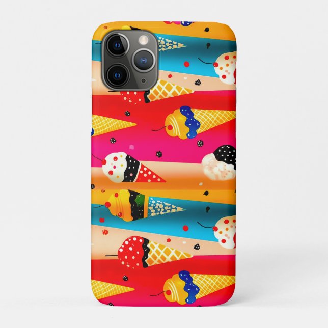 Funda De Case-Mate Para iPhone Yummy Ice Cream (Reverso)