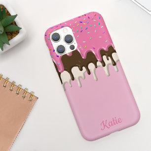 Funda Para iPhone 11 Yummy Pink Icing Ice Cream Dris