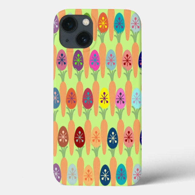 Funda De Case-Mate Para iPhone Zanahorias y huevos (Reverso)