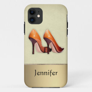 Funda Para iPhone 11 Zapatos calientes con nombre