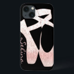 Funda Para iPhone 13 Zapatos de ballet rosa gradiente suave personaliza<br><div class="desc">Personalízalo con el nombre del destinatario o personalizar con su propio texto,  y también puede cambiar el tipo de letra,  tamaño,  color del texto y moverlo. O borra el texto si prefiere que no lo tenga.</div>