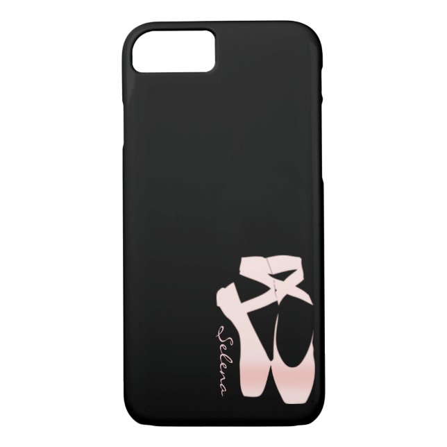 Funda De Case-Mate Para iPhone Zapatos de ballet rosa gradiente suave personaliza (Reverso)