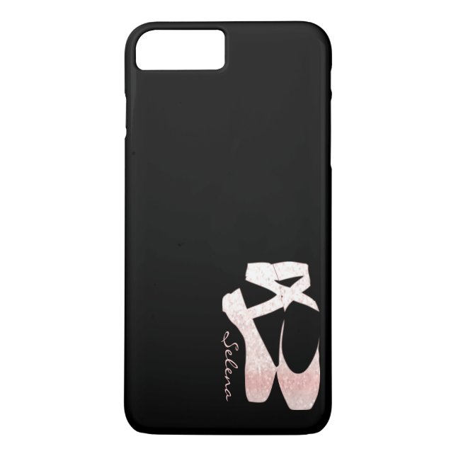Funda De Case-Mate Para iPhone Zapatos de ballet suaves personalizados del rosa (Reverso)