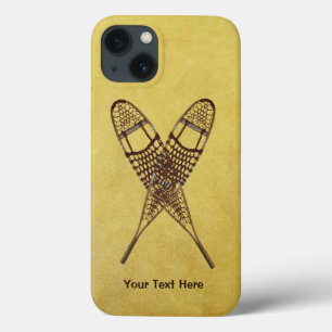 Funda Para iPhone 13 Zapatos de nieve cruzados