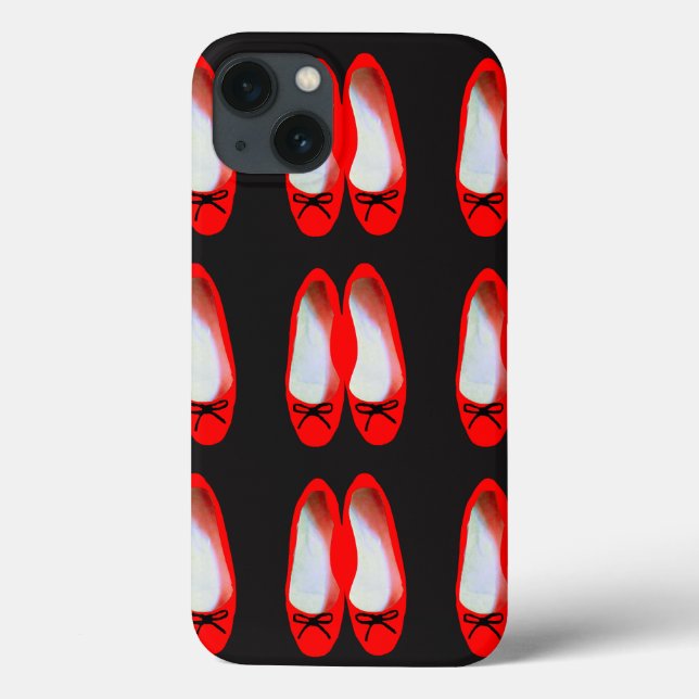 Funda De Case-Mate Para iPhone Zapatos rojos (Reverso)