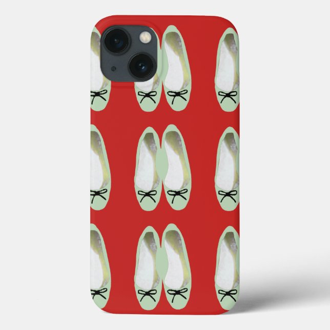 Funda De Case-Mate Para iPhone Zapatos verdes (Reverso)