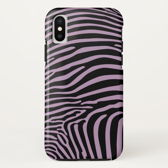 Funda De Case-Mate Para iPhone Zebra Animalprint (Reverso)