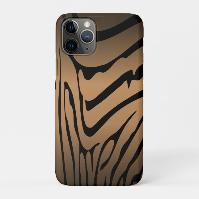 Funda De Case-Mate Para iPhone Zebra Brown (Reverso)