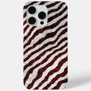 Funda Para iPhone 15 Pro Max Zebra marrón