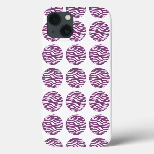 Funda De Case-Mate Para iPhone Zebra Print Polka Dots BT iPad Air Case (Reverso)