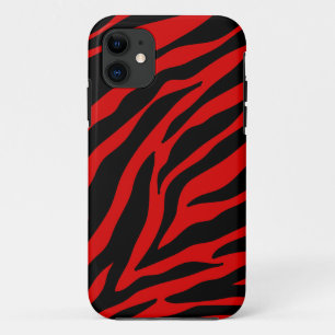 Funda Para iPhone 11 zebra roja