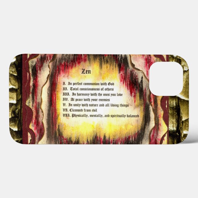 Funda De Case-Mate Para iPhone Zen (Reverso (Horizontal))