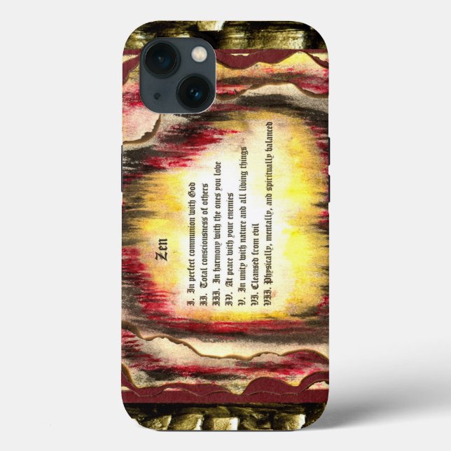 Funda De Case-Mate Para iPhone Zen (Reverso )
