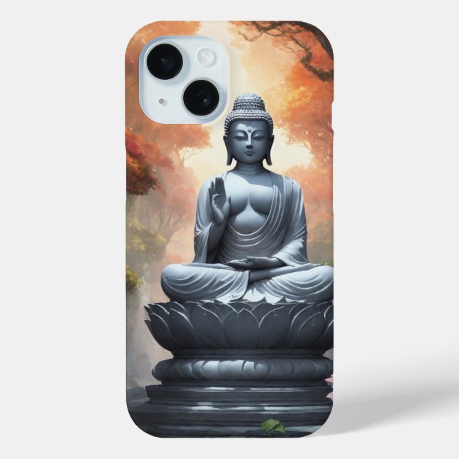 Funda De Case-Mate Para iPhone Zen Buddha iPhone 15 y casos de iPad (Reverso )