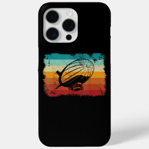 Funda Para iPhone 15 Pro Max Zeppelin Remtro Vintage Dirigible Airship Zepplin 