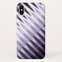 Zig Zag Negro Gris Blanco Oscuro Púrpura Patrón Be