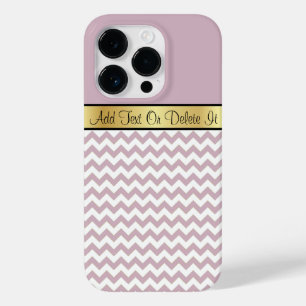 Funda Para iPhone 14 Pro De Case-Mate ZigZag rosa y blanco Rosa de luz de cuarzo, cinta