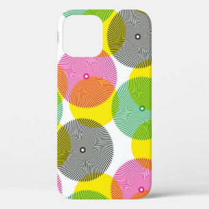 Funda Para iPhone 12 Zigzags de pincel: patrón dibujado a mano