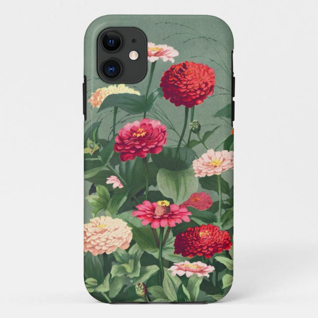 Funda De Case-Mate Para iPhone Zinnias (Reverso)